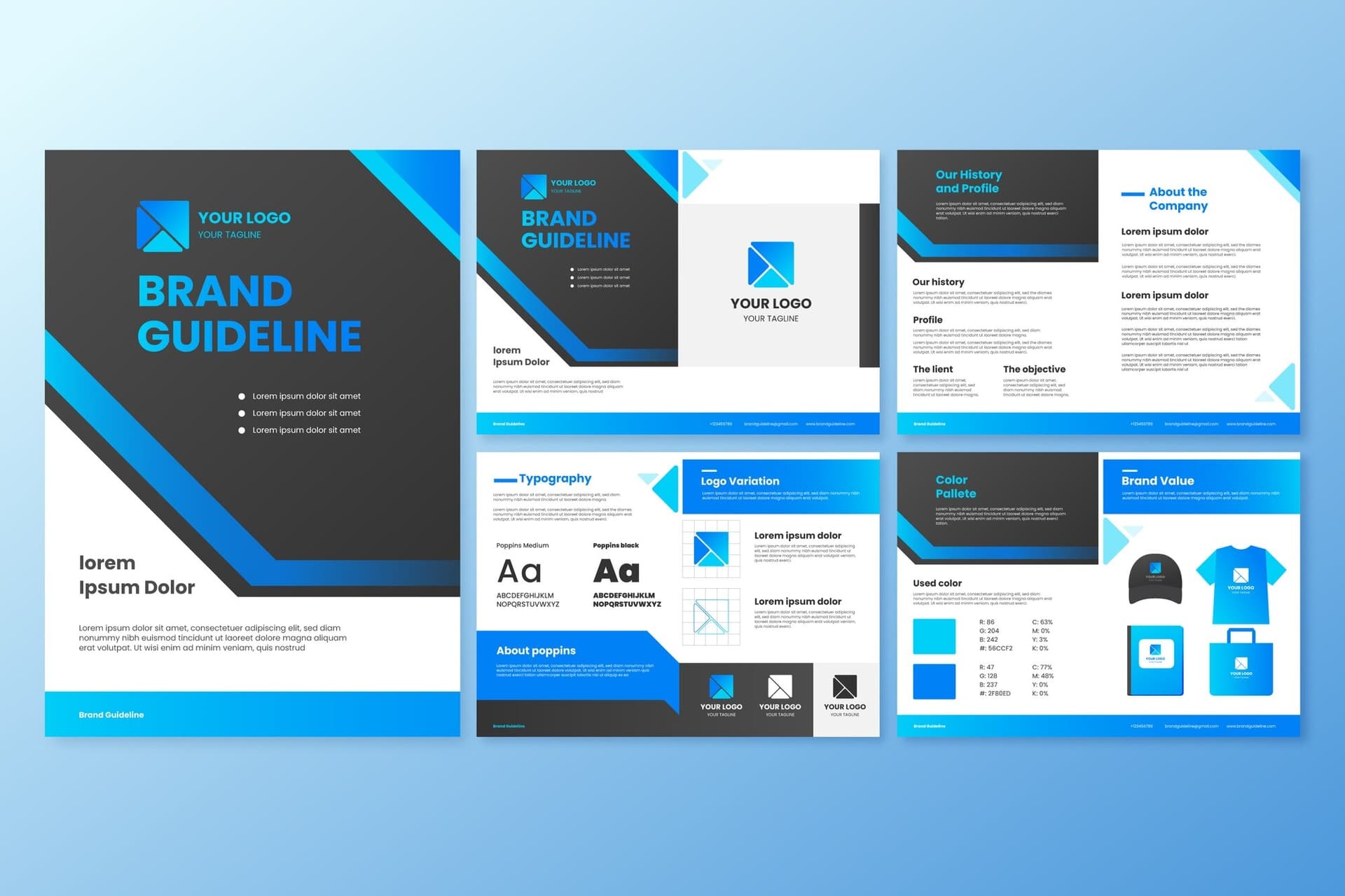 Brand Logo and Company profile Image